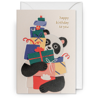 Panda Presents Illustrative | Elena Comte | Birthday Card